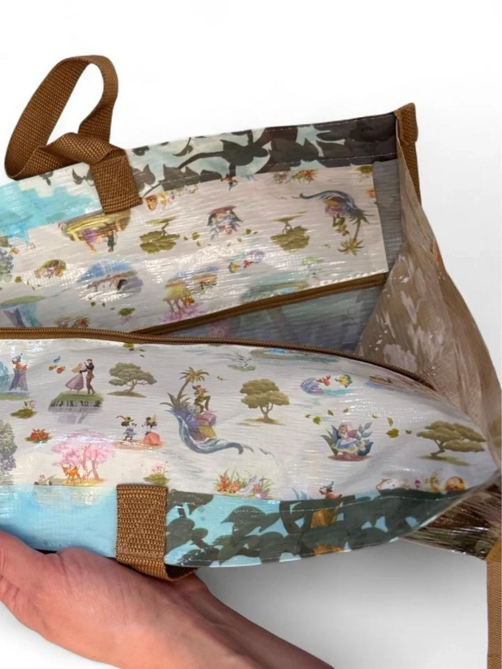 Tokyo DisneySea Fantasy Springs Tote Bag Large NWOT Japan Disney
